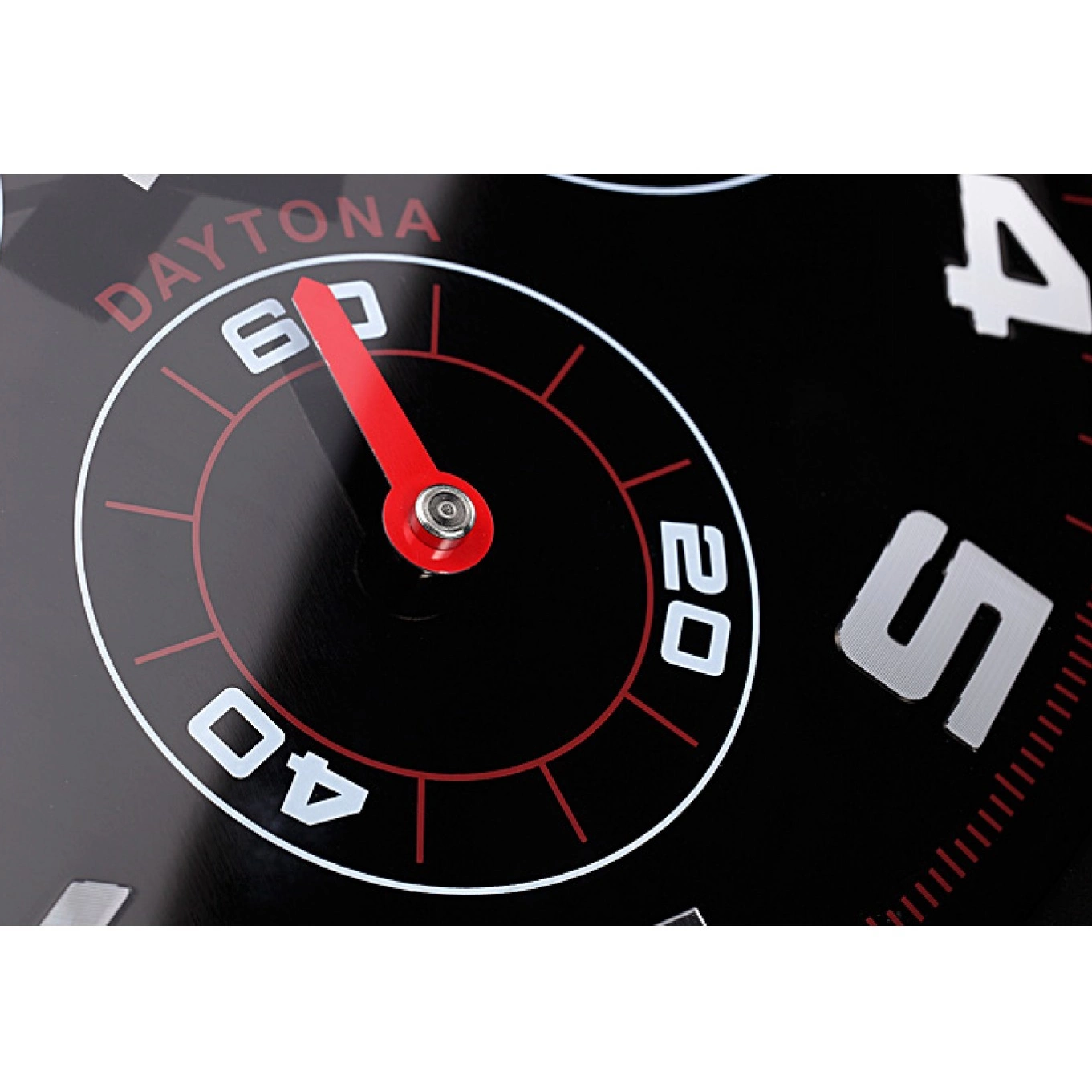 Aaa fake watches Cosmograph 621908 Clock Wall Black-Red Daytona Rolex 0727
